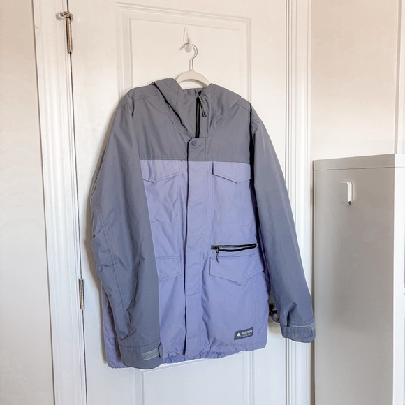 Burton Covert Jacket Folkstone Gray Foxglove Violet - Picture 4 of 8